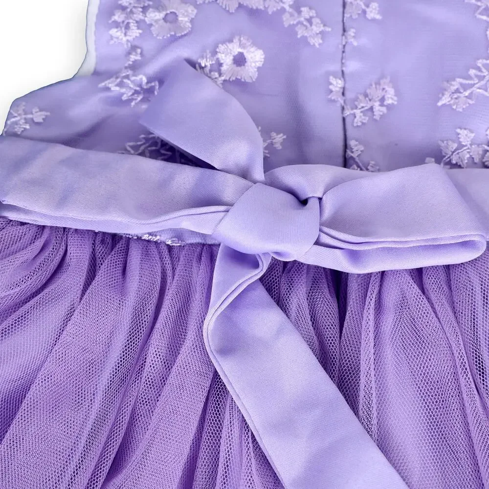 Shein Girls Purple Lavender Party Dress Sleeveless 68 (3-6 months)